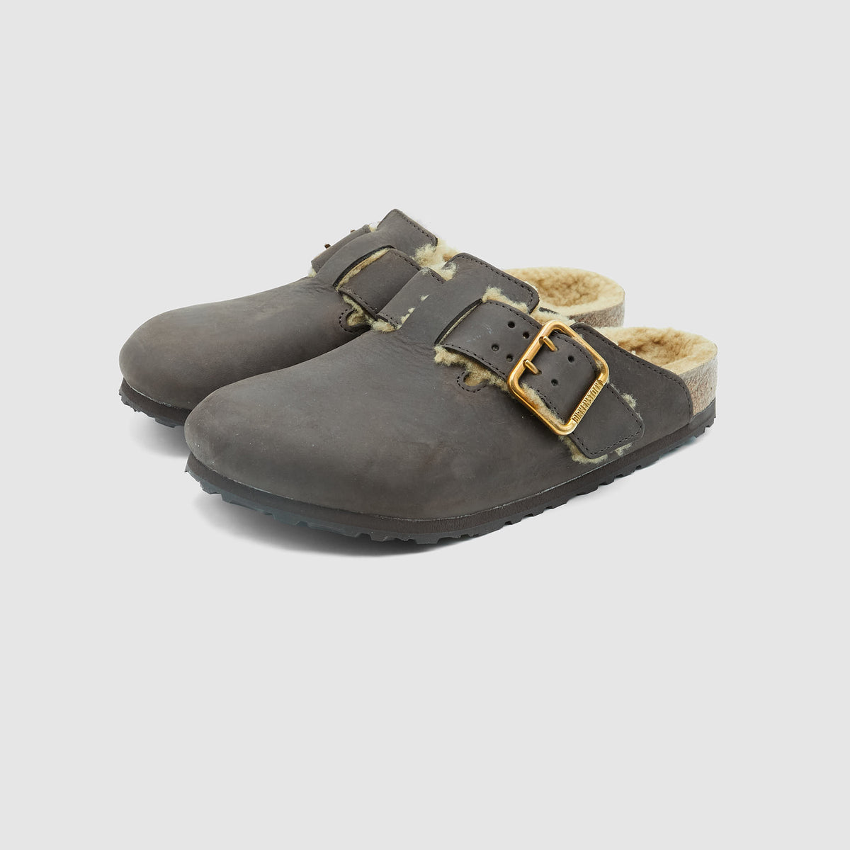 Birkenstock Boston Bold Curly Shearling Clogs