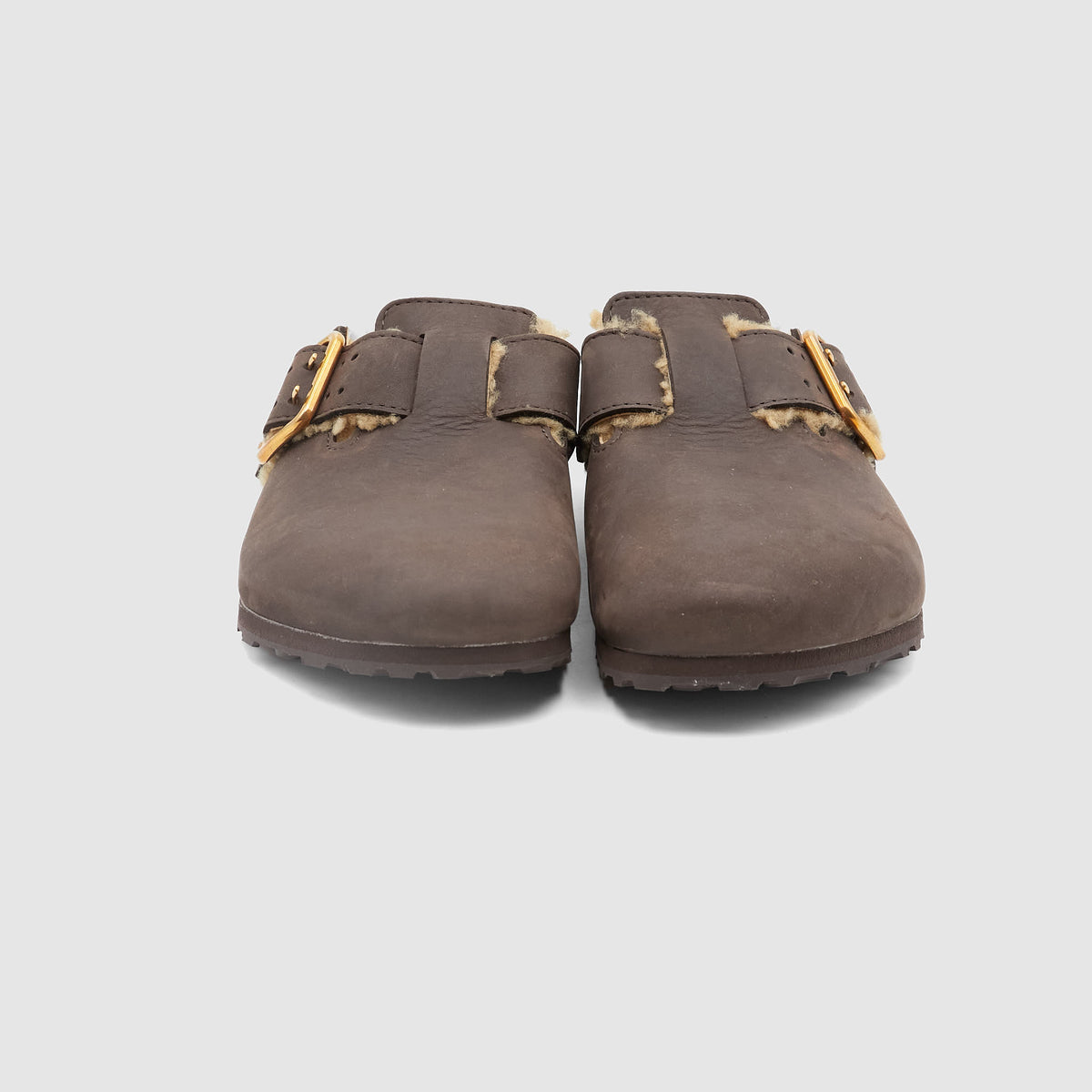 Birkenstock Boston Bold Curly Shearling Clogs