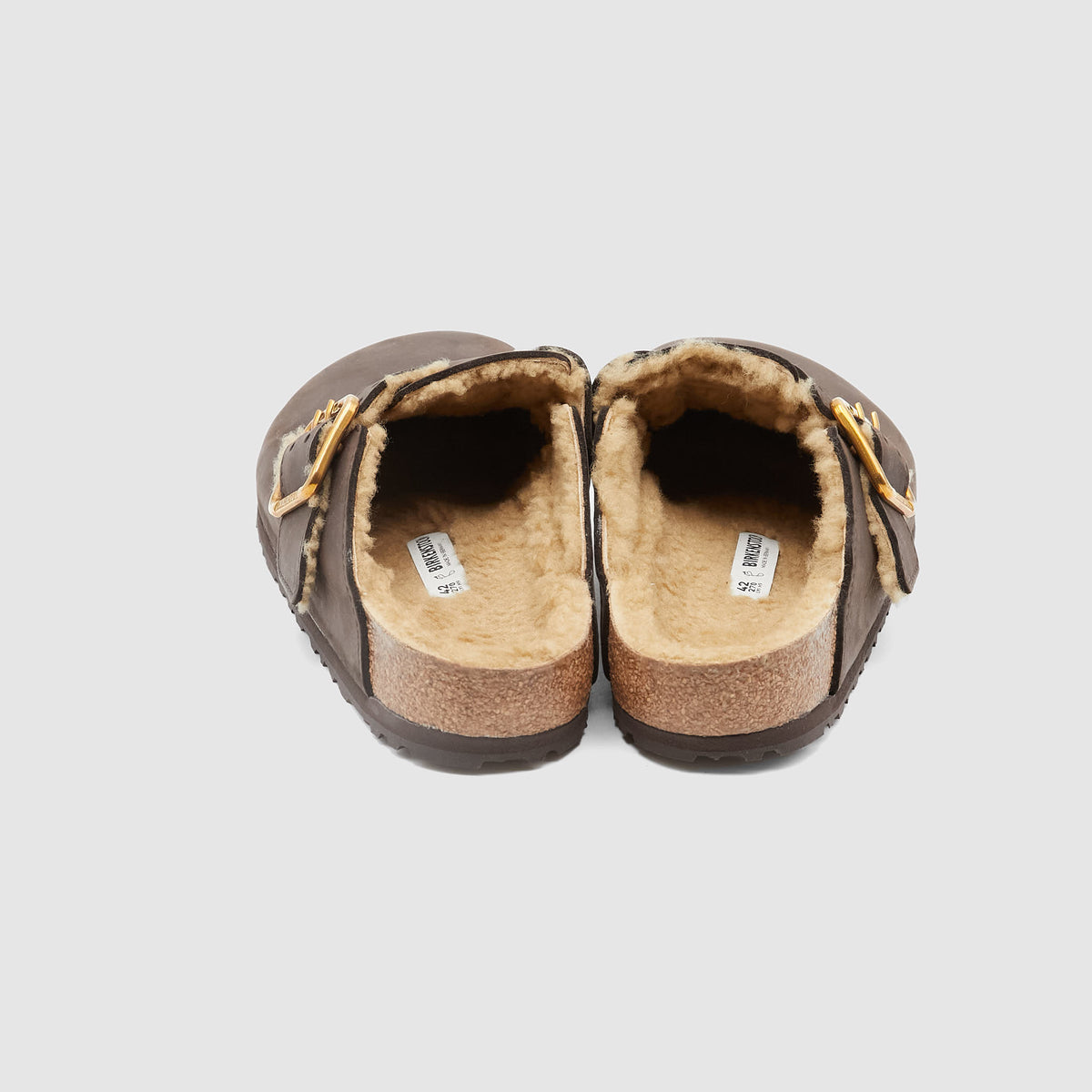 Birkenstock Boston Bold Curly Shearling Clogs