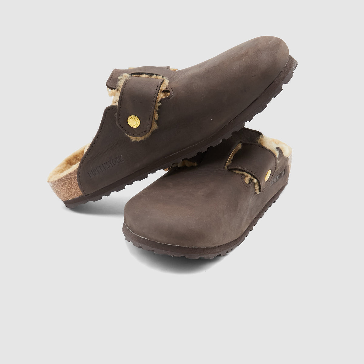 Birkenstock Boston Bold Curly Shearling Clogs