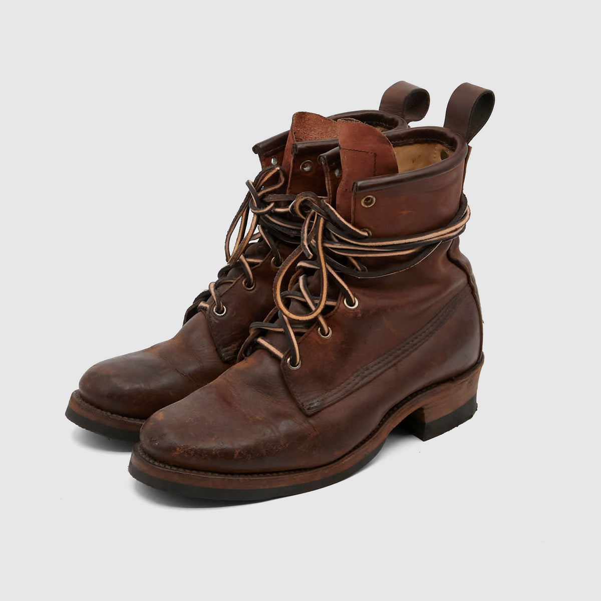 Irregular Vintage Military Boots