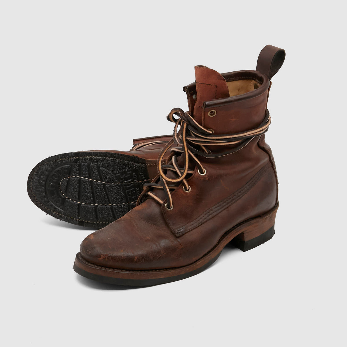 Irregular Vintage Military Boots