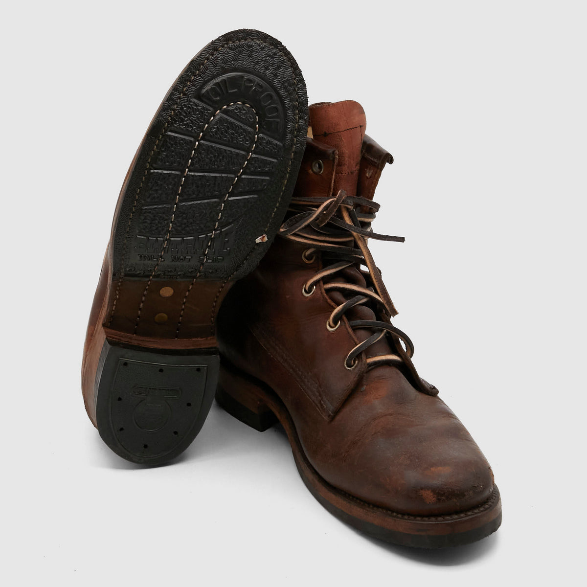 Irregular Vintage Military Boots