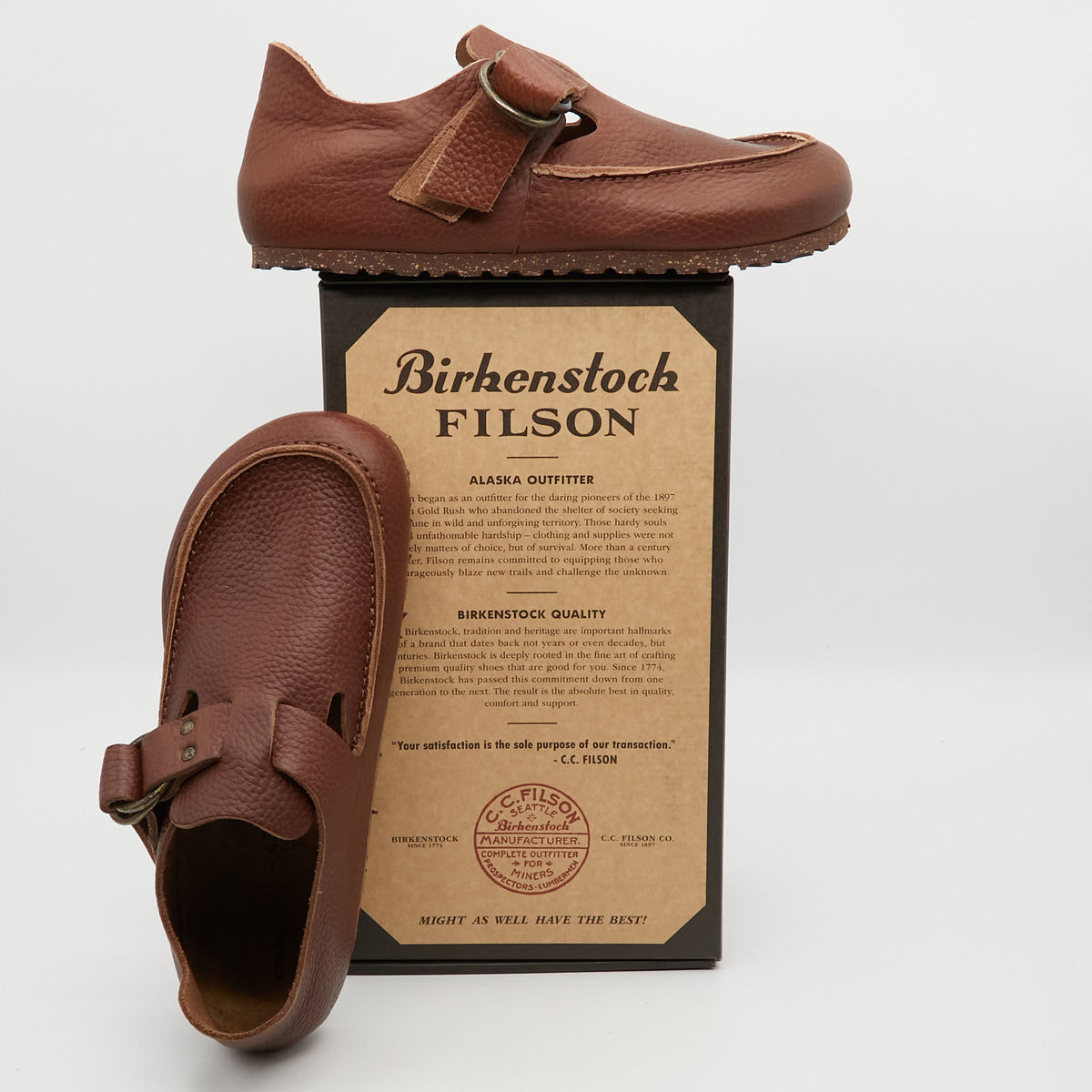 Birkenstock x Filson Full Grain Leather London Moccasin