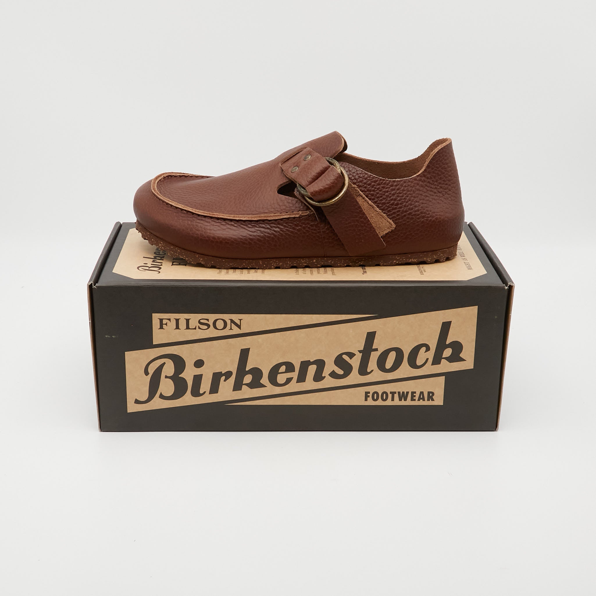 Birkenstock London Natural Leather Birkenstock X Filson Full Grain