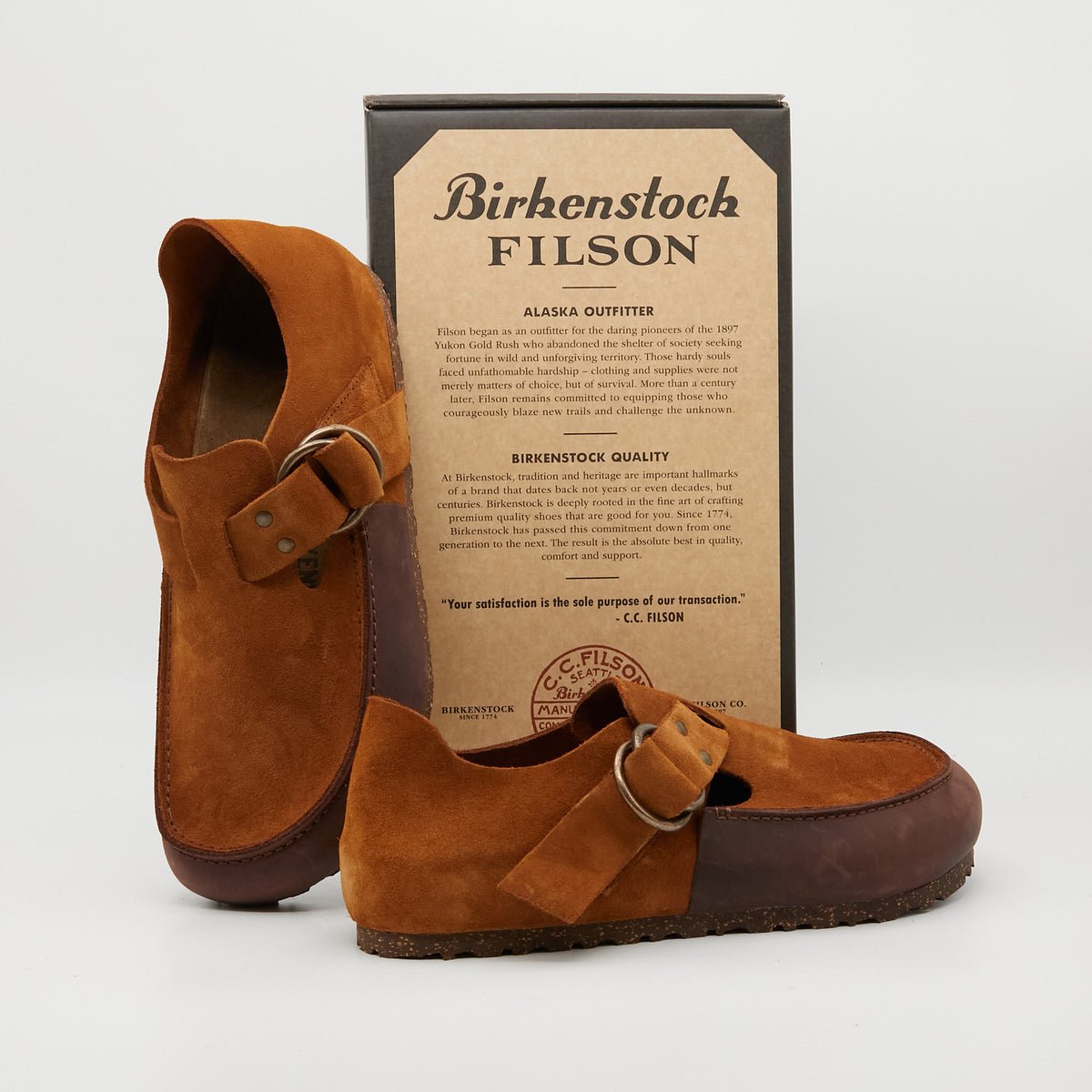 Birkenstock x Filson London Moccasin Mink