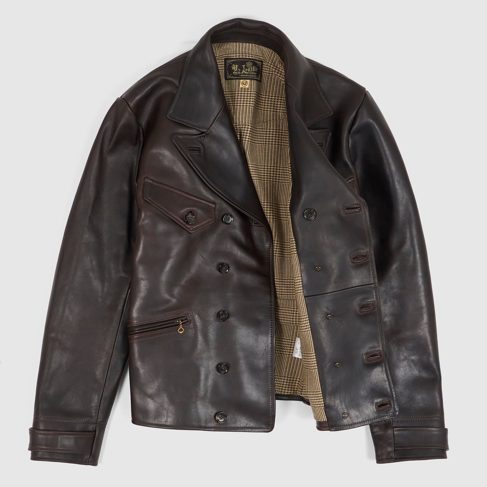 Y'2 Leather 1930s Horse Leather Jacket - DeeCee style