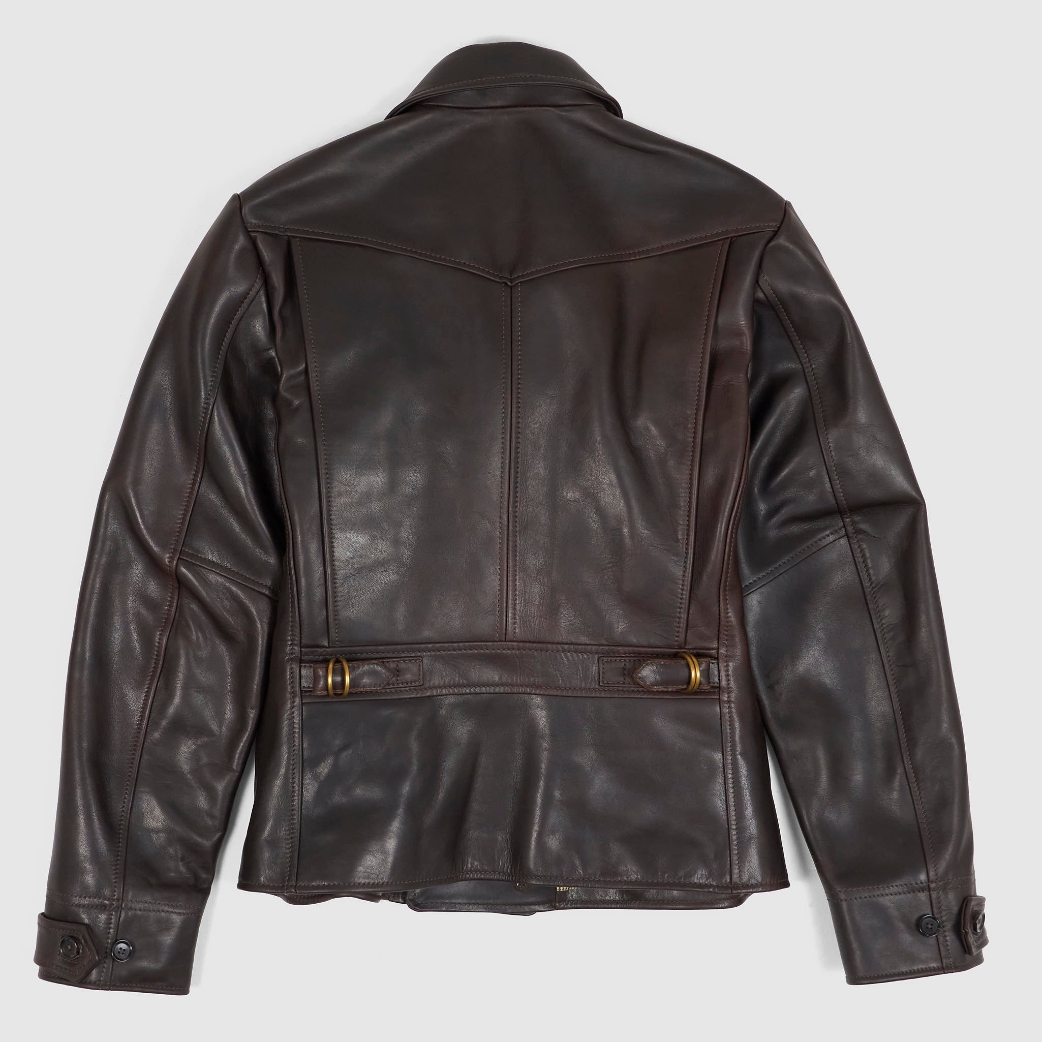 Y'2 Leather 1930s Horse Leather Jacket - DeeCee style