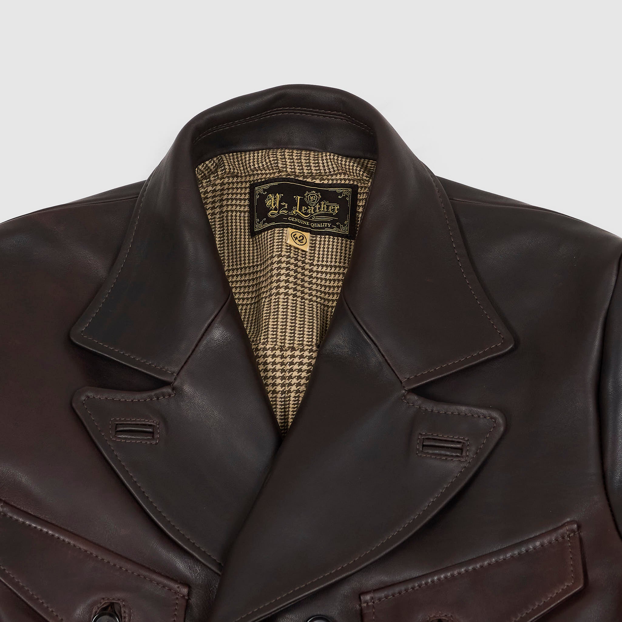 Y'2 Leather 1930s Horse Leather Jacket - DeeCee style