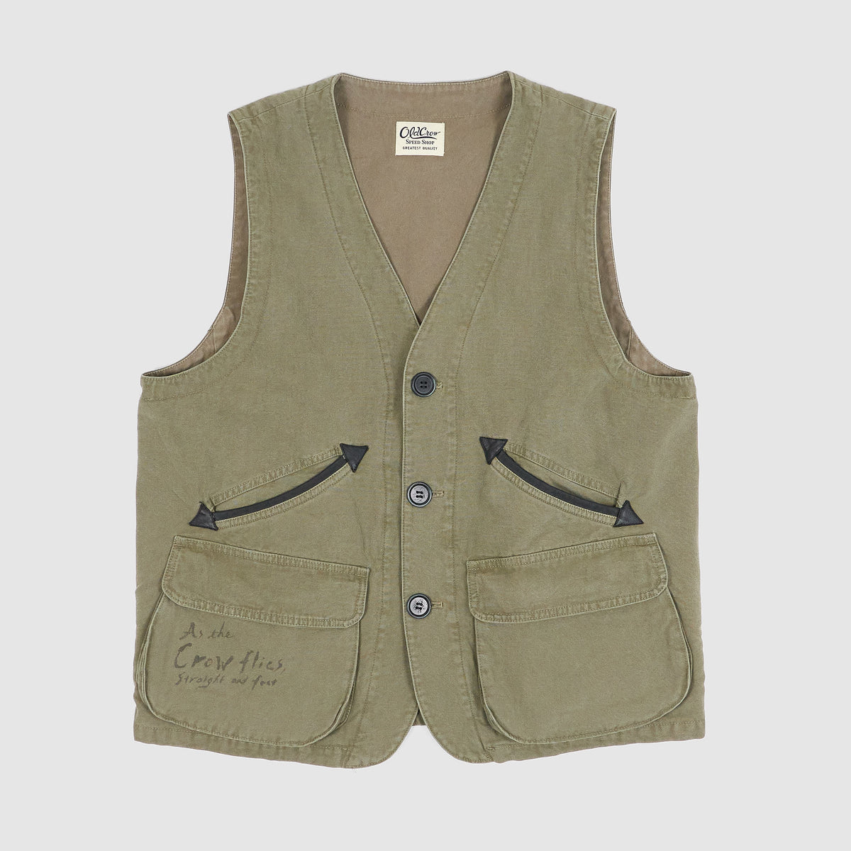 Old Crow Speed Shop by Glad Hand & Co. "Thirteen Crows" Vest