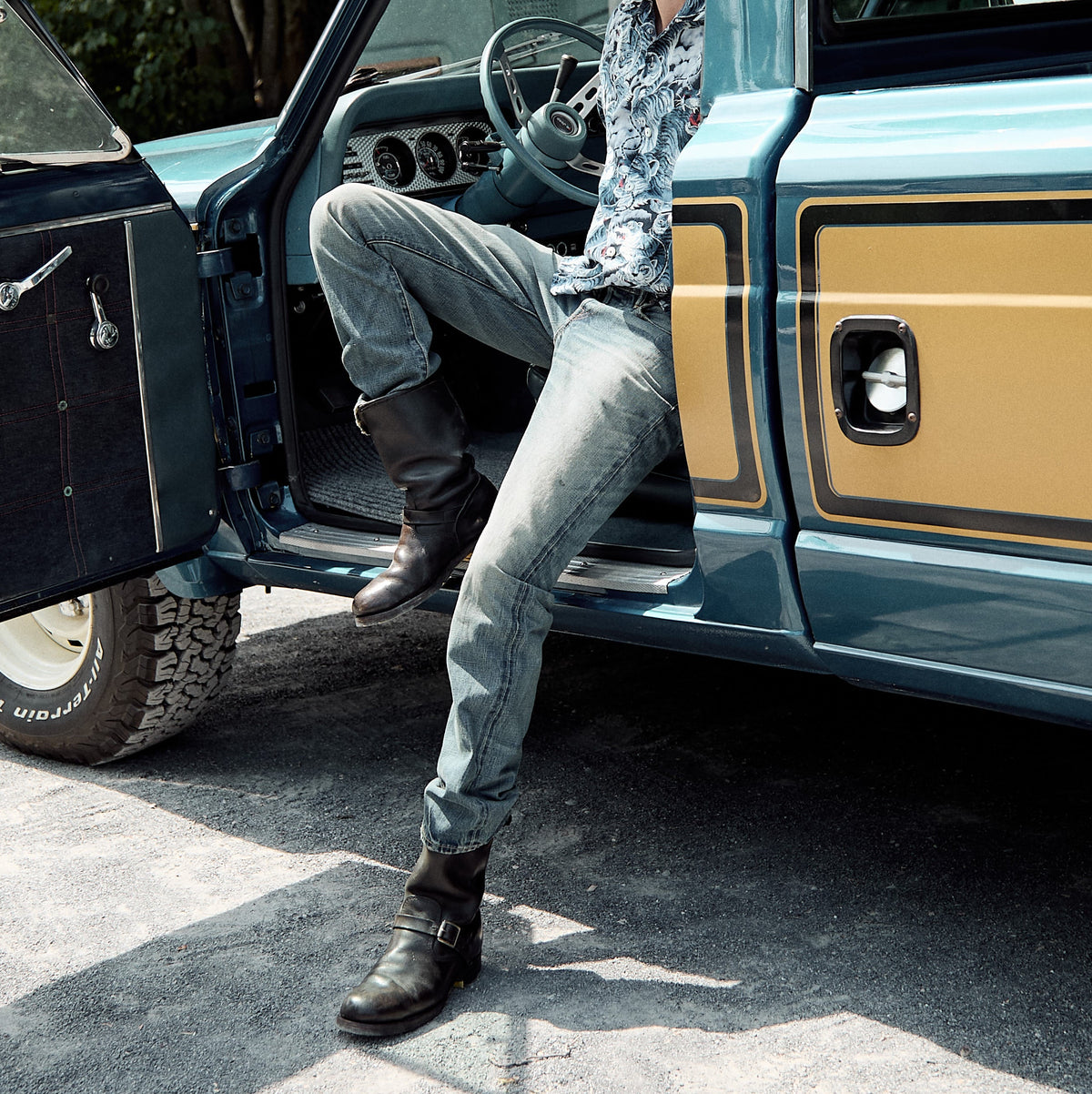 Double RL 5-Pocket Slim Boot Classic Jeans