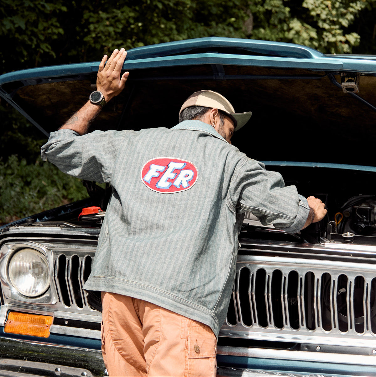 BOW WOW Aged Gritgear Garage Jacket