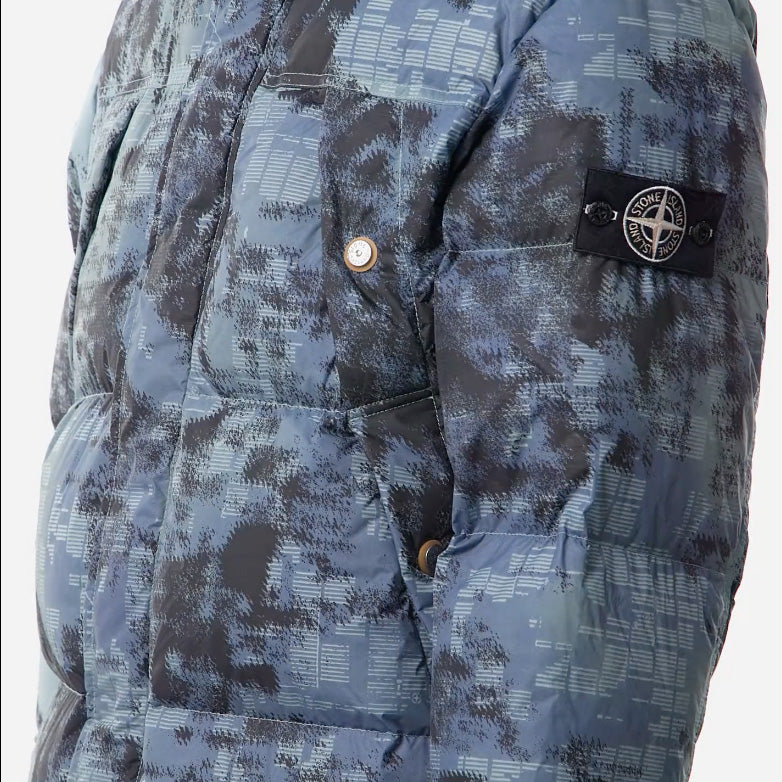 Stone Island  Camouflage Down Ice Jacket