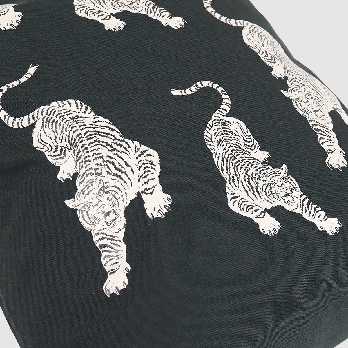 DeeCee Style Crouching Tiger Cotton Tote Bag