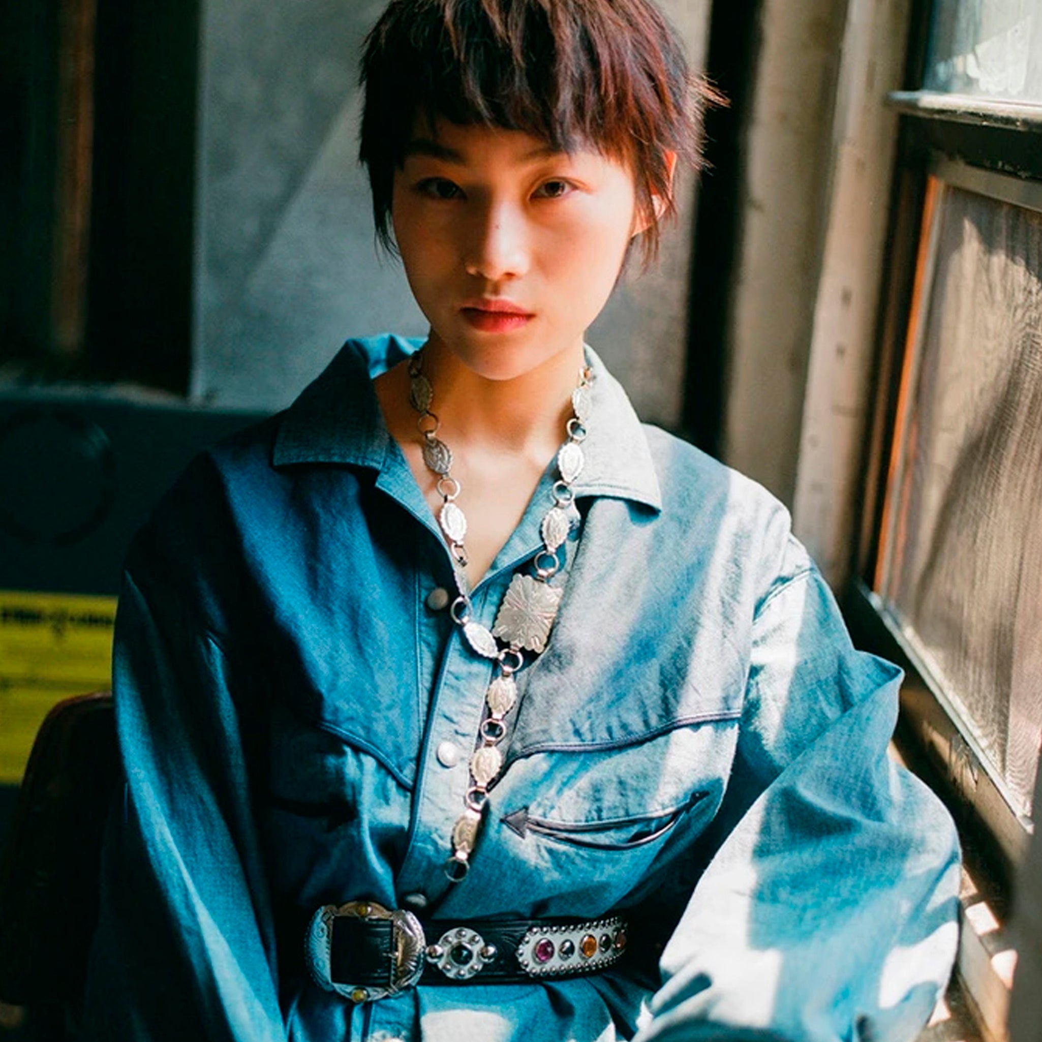 TANAKA DENIM WESTERNER OVER SHIRT デニムシャツ
