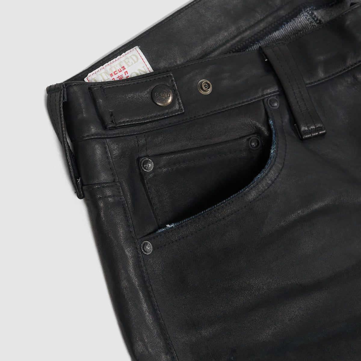 Master Craft Union Leather Denim Jeans