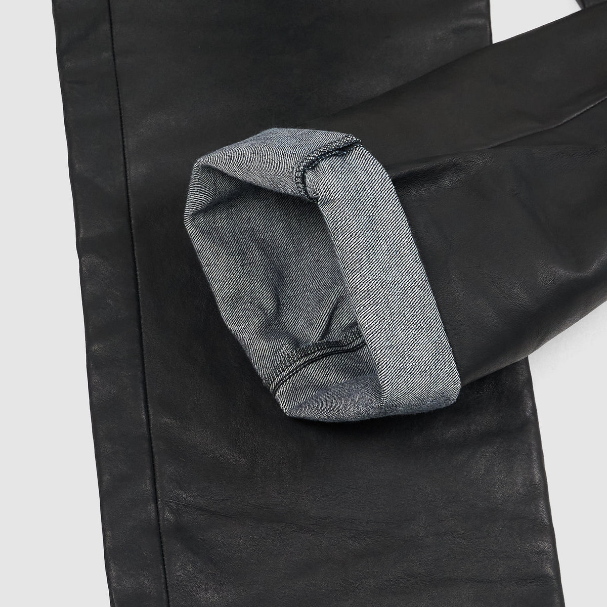 Master Craft Union Leather Denim Jeans