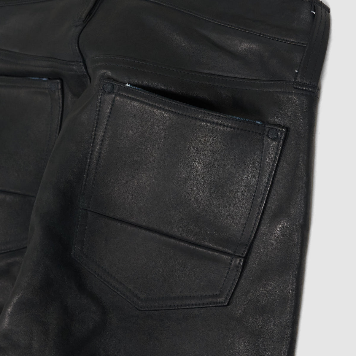 Master Craft Union Leather Denim Jeans