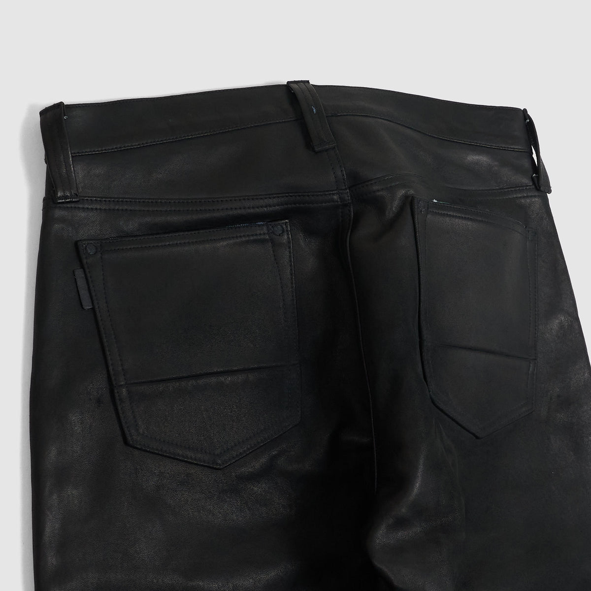 Master Craft Union Leather Denim Jeans