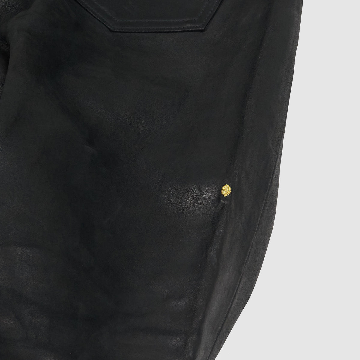 Master Craft Union Leather Denim Jeans