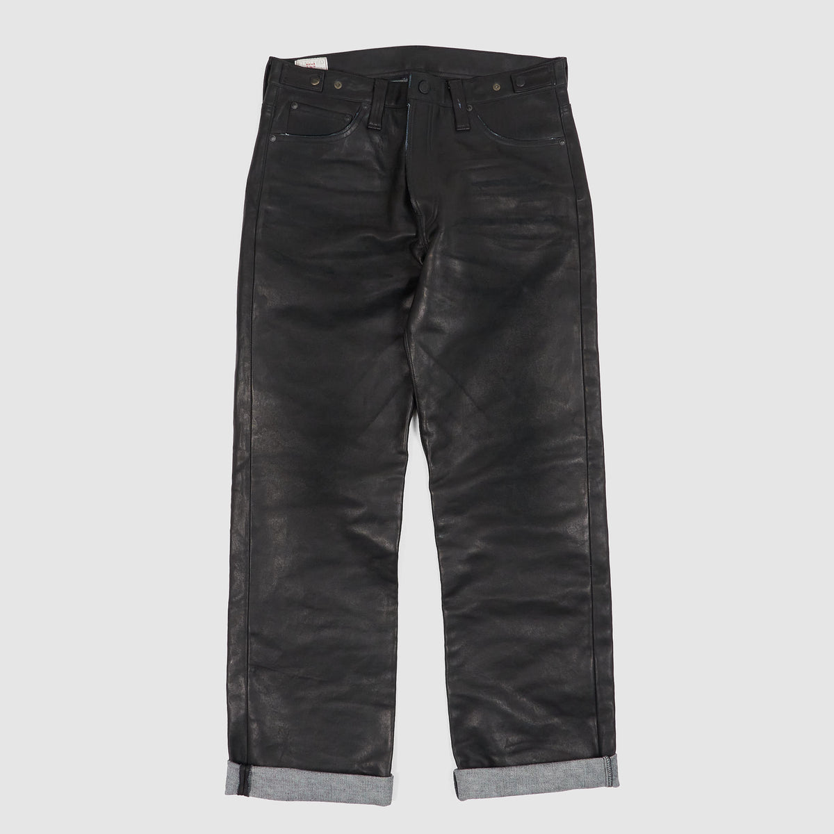 Master Craft Union Leather Denim Jeans