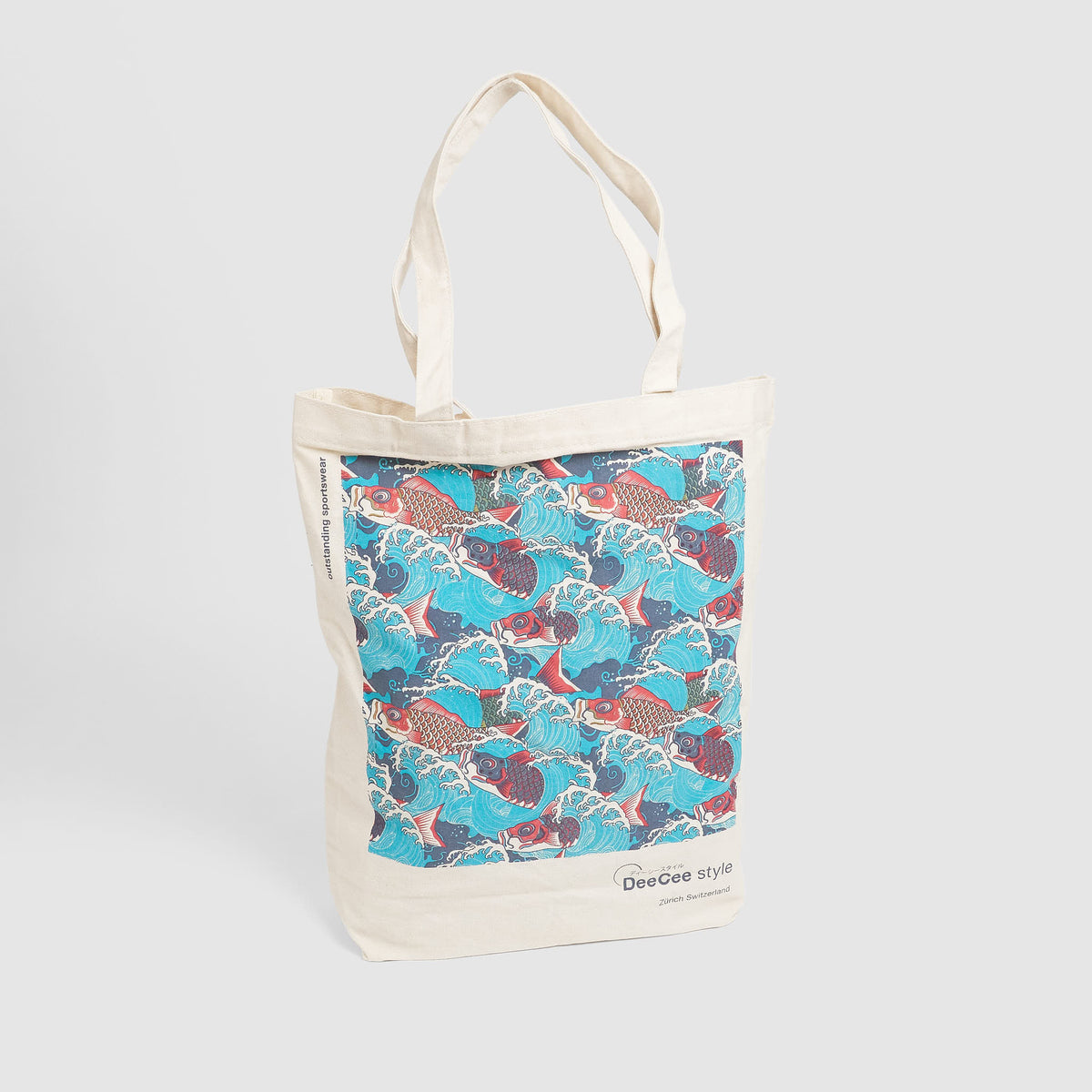 DeeCee Style Koi Cotton Tote Bag
