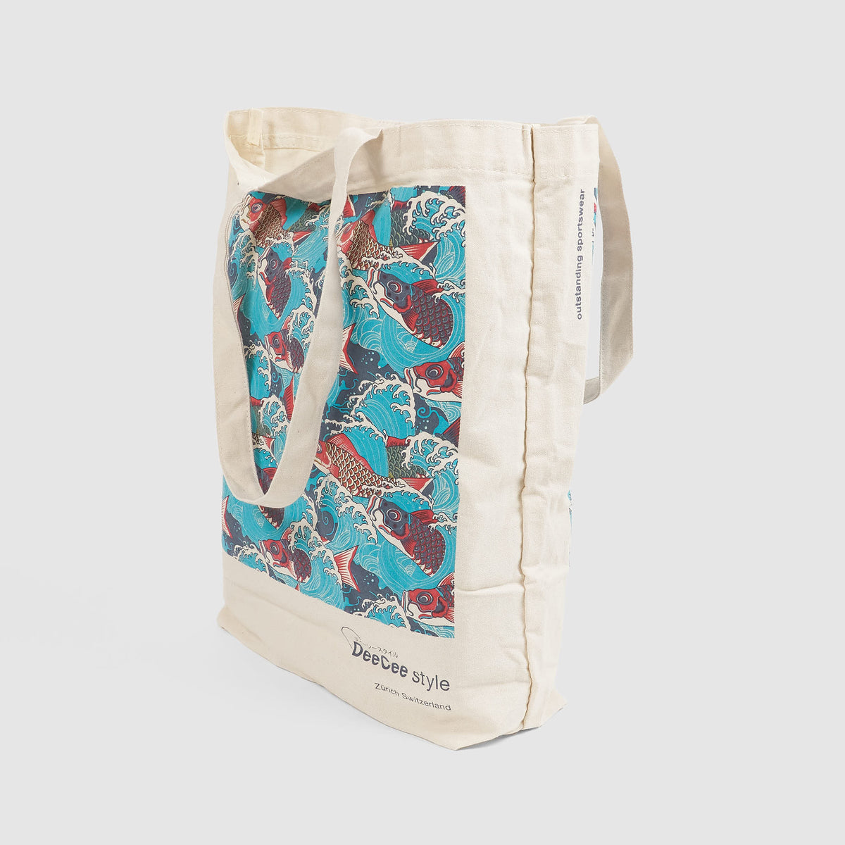 DeeCee Style Koi Cotton Tote Bag