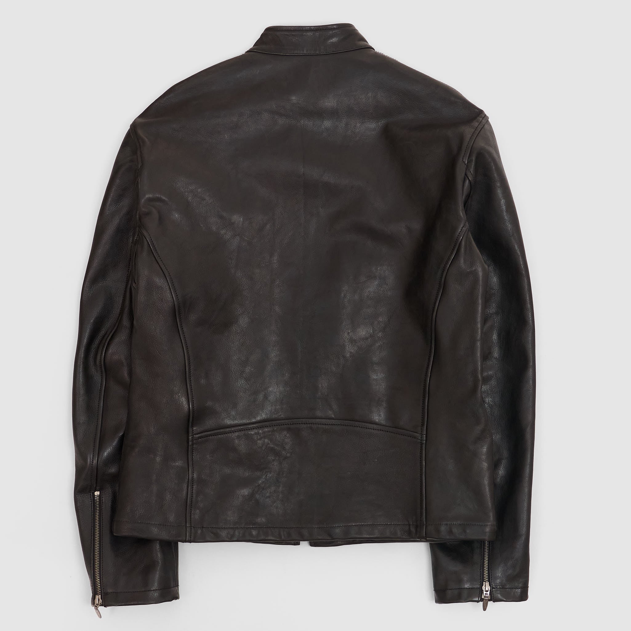 Stewart Cafe Racer Leather Jacket - DeeCee style