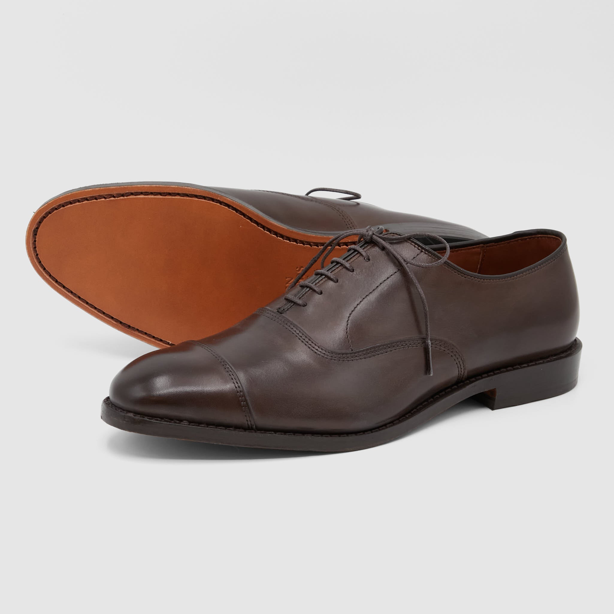 Allen edmonds clarkston best sale cap toe derby
