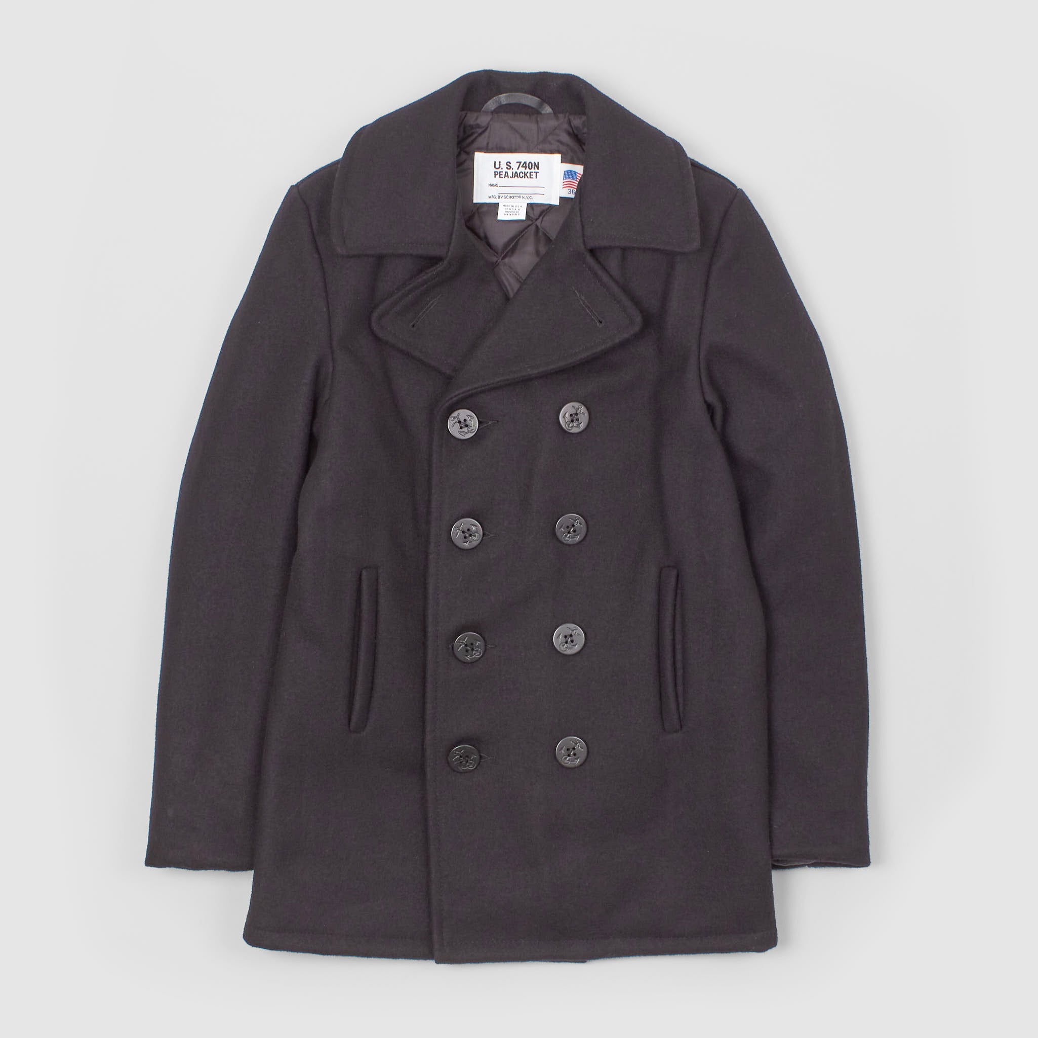 Schott sales wool peacoat