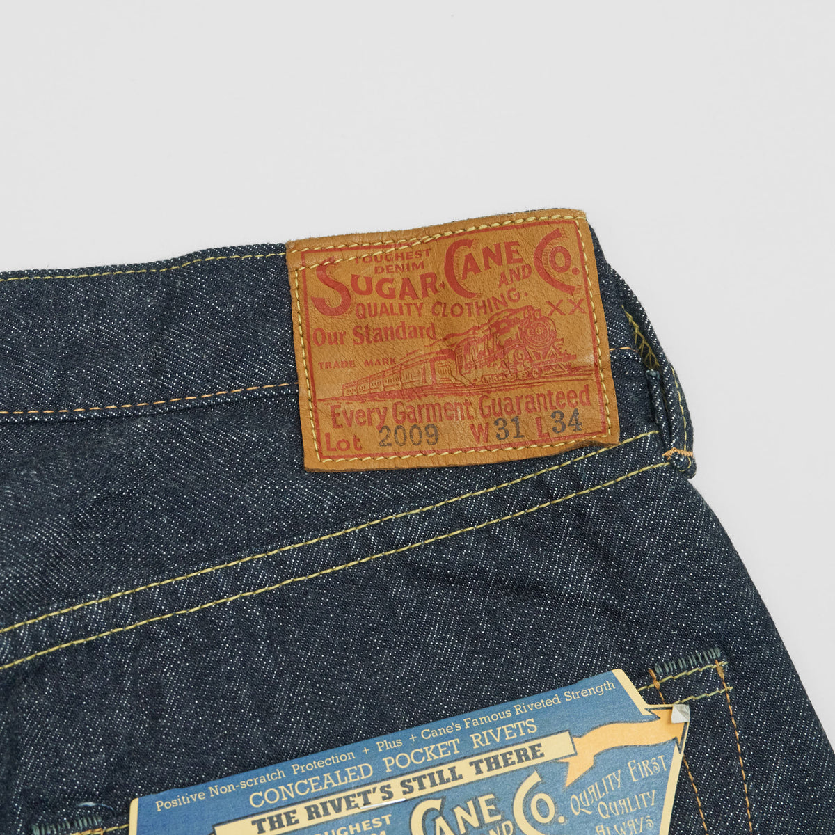 Sugar Cane Standard Straight Selvage Denim Jeans