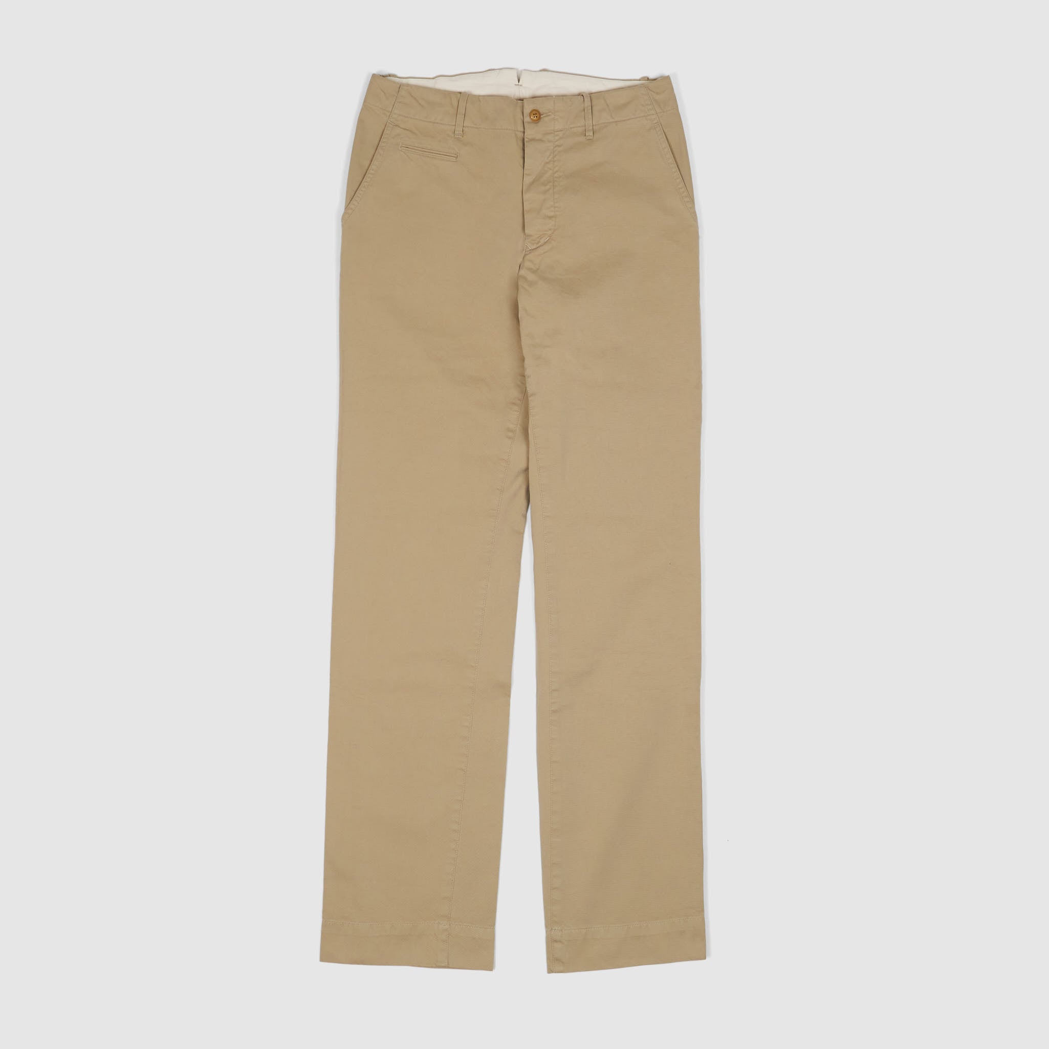 50s Cinch Buckle Chino Pants ベージュ Haver Sack Buckle Back Chinos - DeeCee style