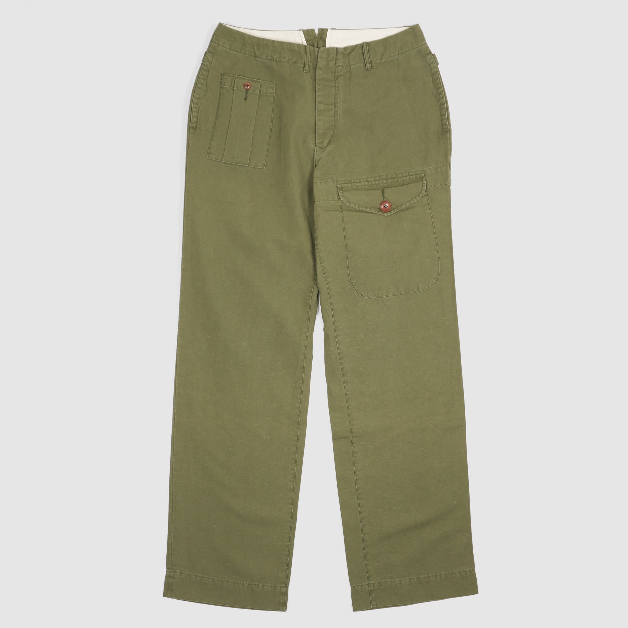 パンツ RH Vintage Military Chino Cargo Pants Haver Sack Linen/Cotton Military Cargo Chino Pants - DeeCee style
