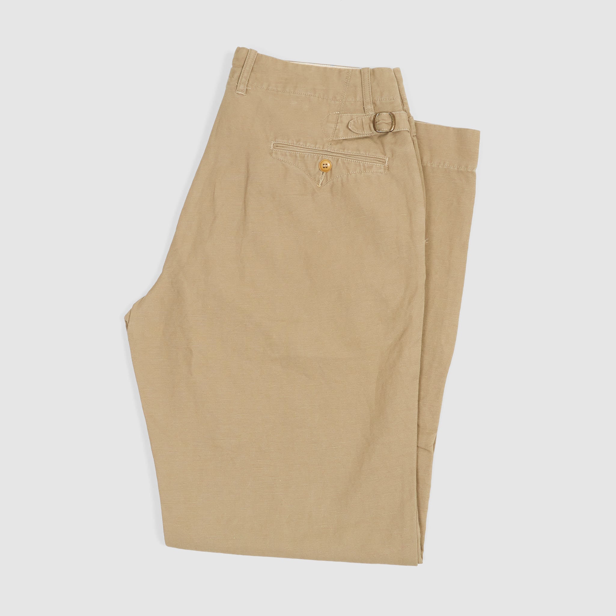 Haver Sack Linen/Cotton Military Cargo Chino Pants - DeeCee style