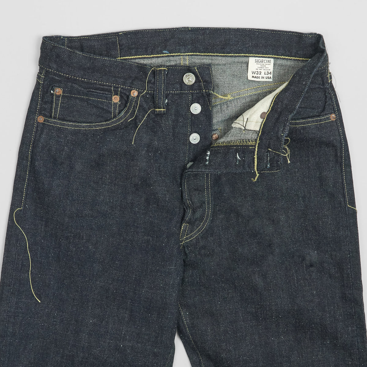 Sugar Cane Denim Jeans Made in USA 1946 Reproduction