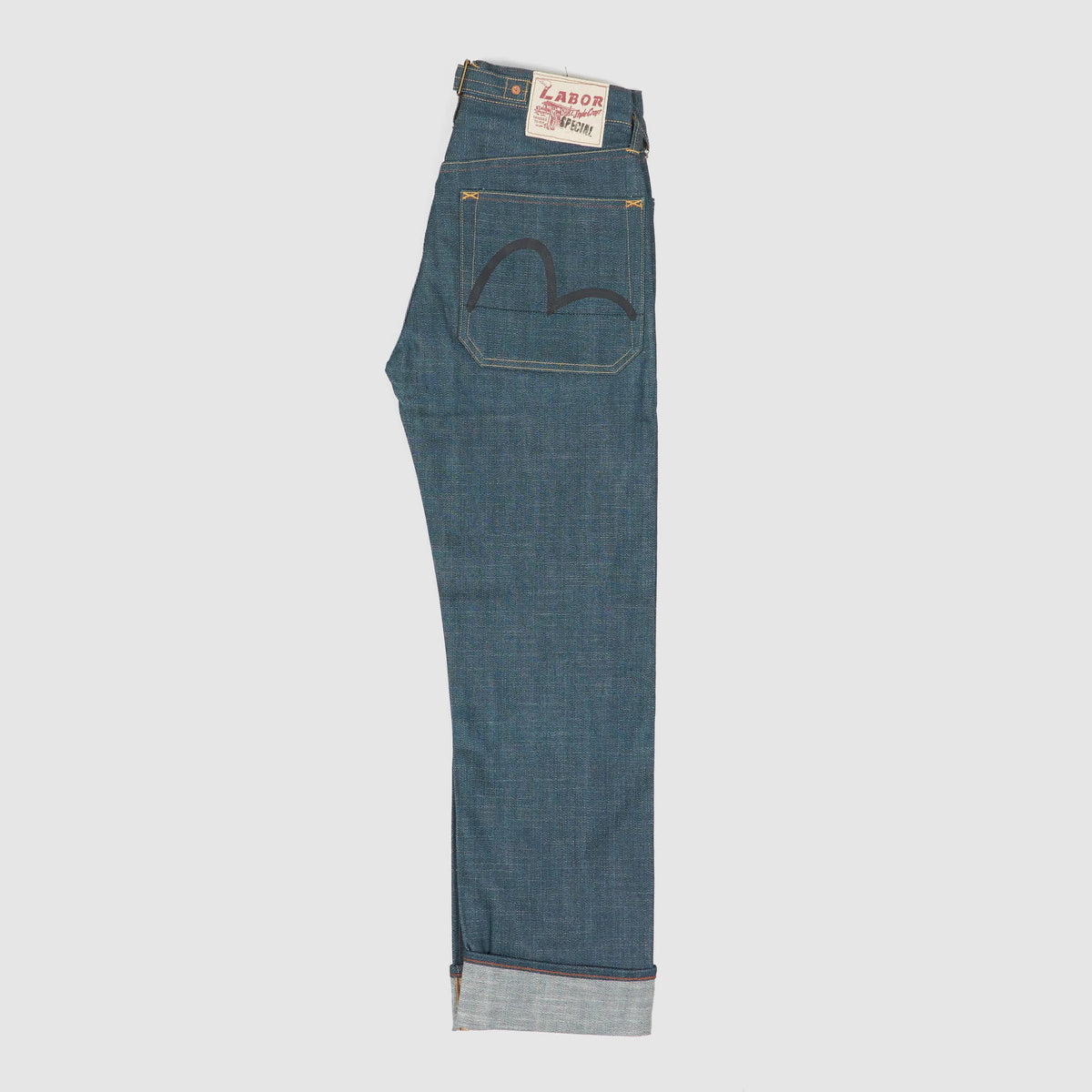 Evisu Broken Twill Denim Work Jeans