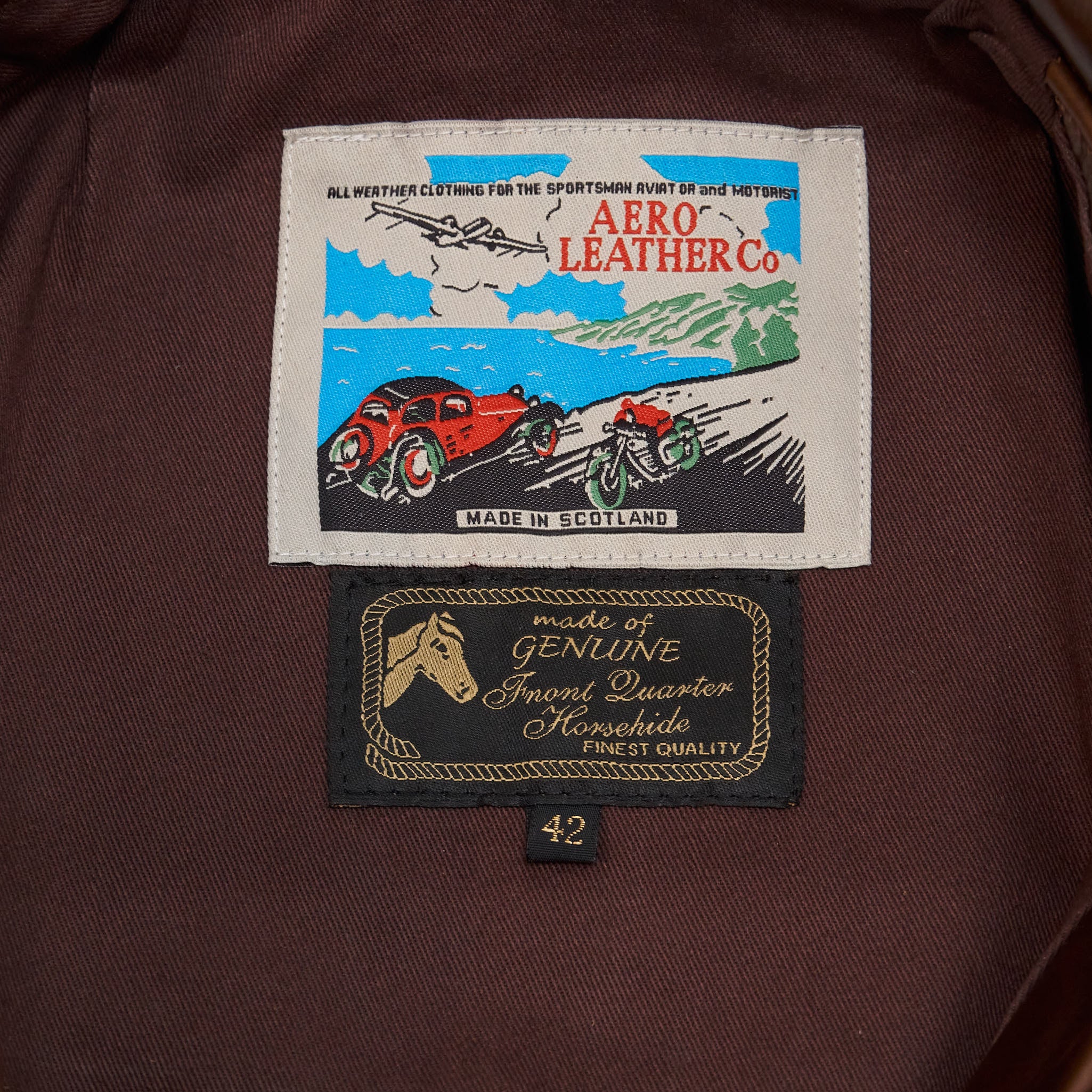 Aero Leathers Highwayman Leather Jacket - DeeCee style