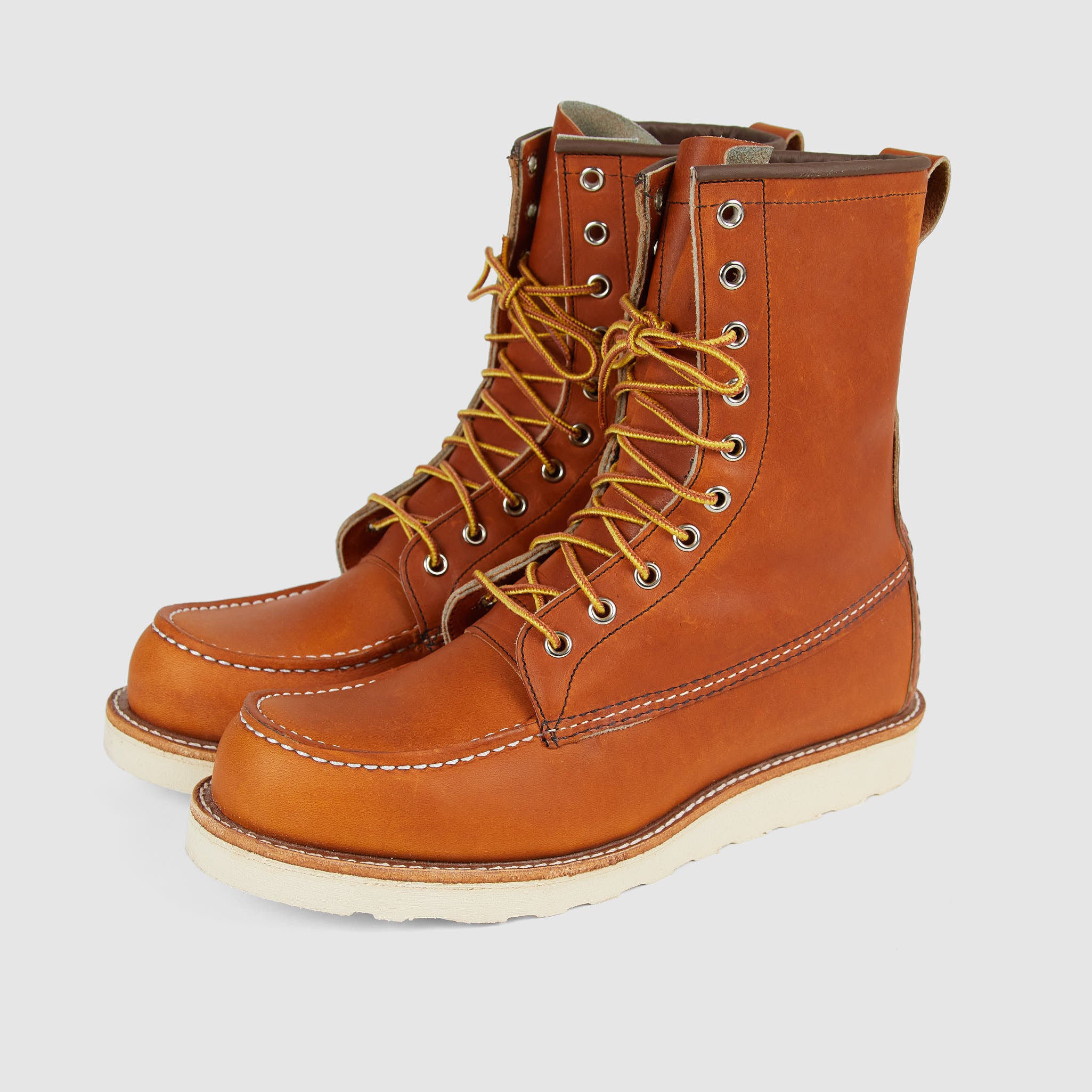 Red wing tan boots clearance