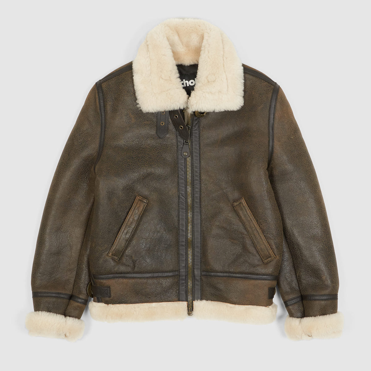 Schott N.Y.C. Ladies B-3 Brown Leather Jacket