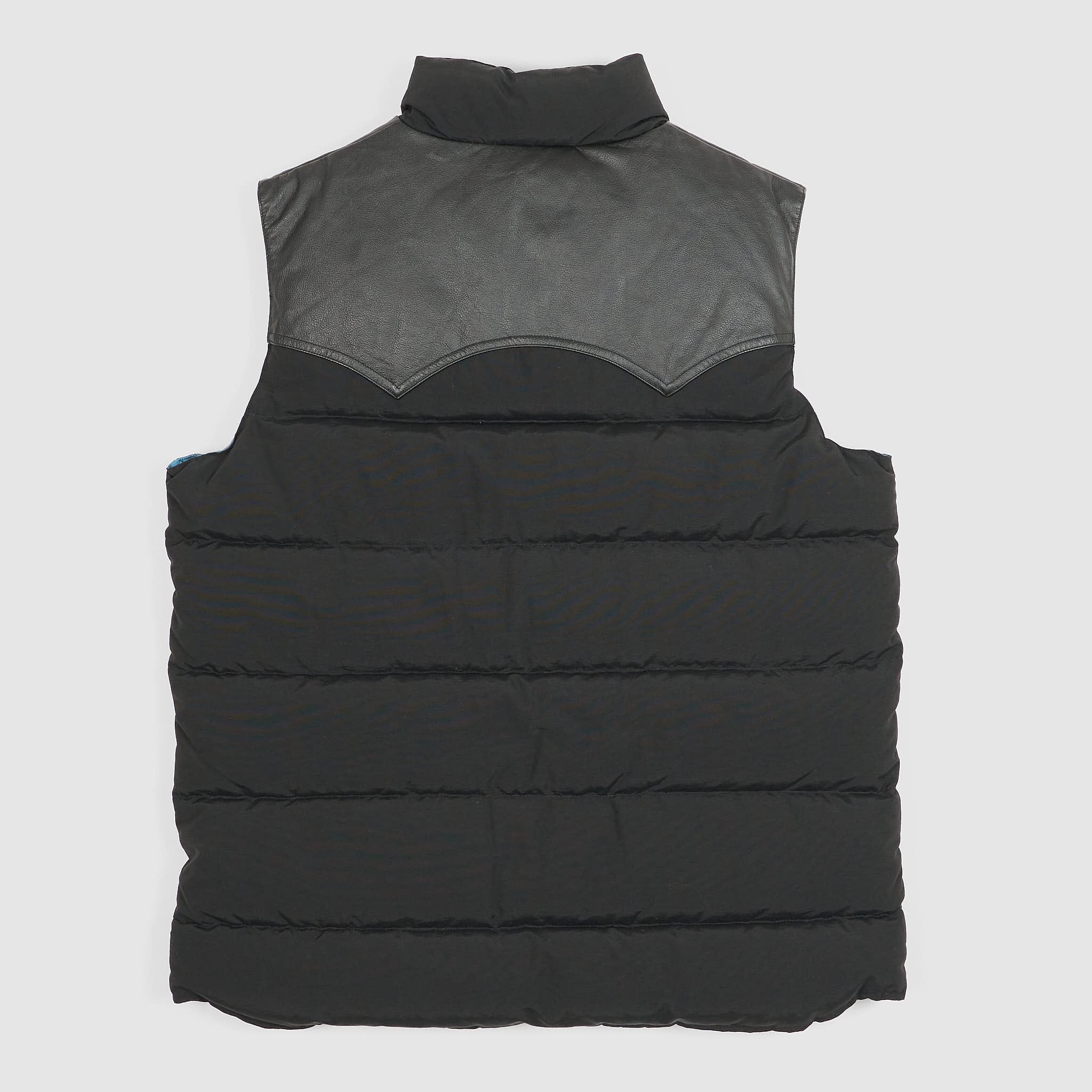Penfield Down Filled Vest with Leather Yokes DeeCee style
