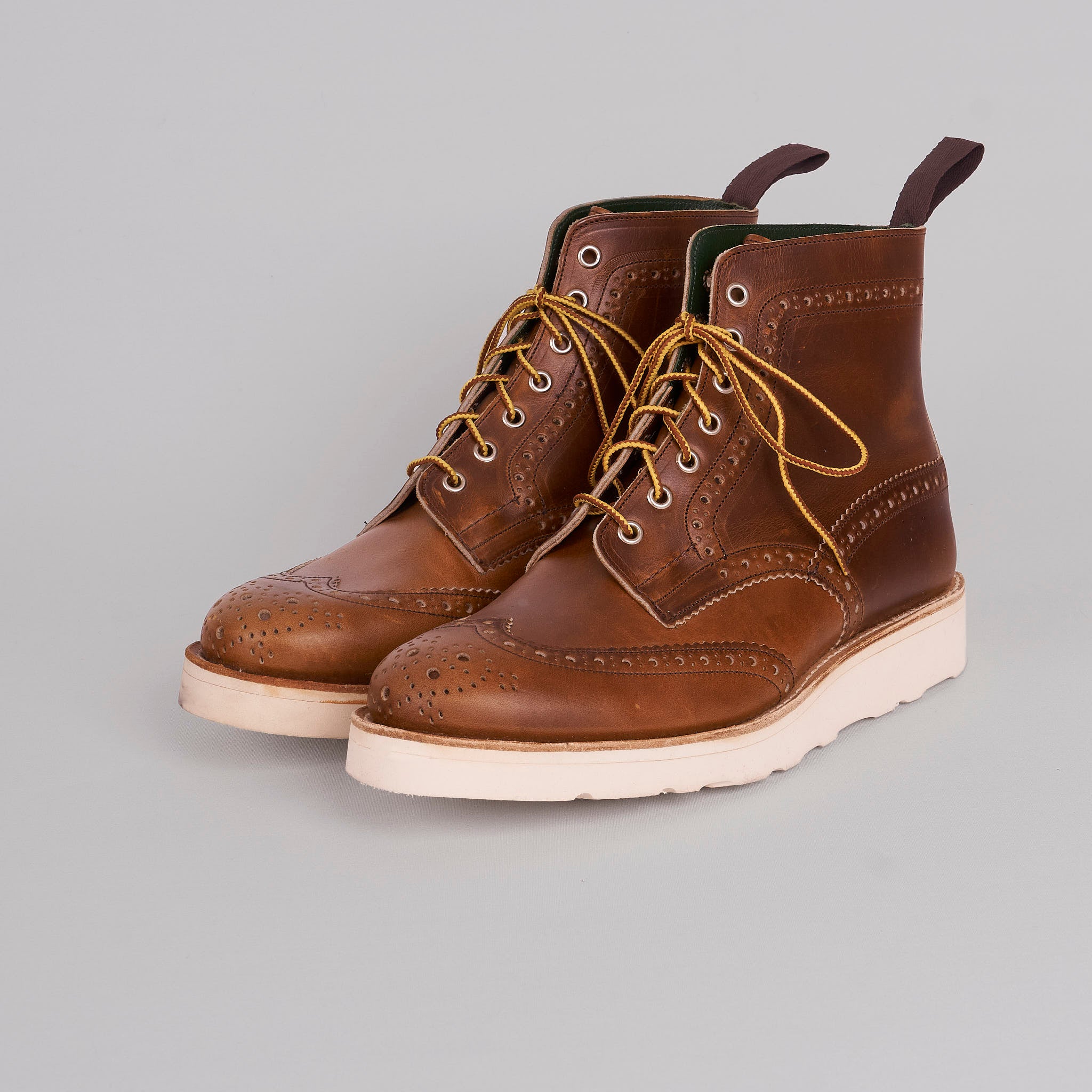 商品画像：Tricker's Men's Vibram Sole Waxy Shoes - Cuba | Allsole 1