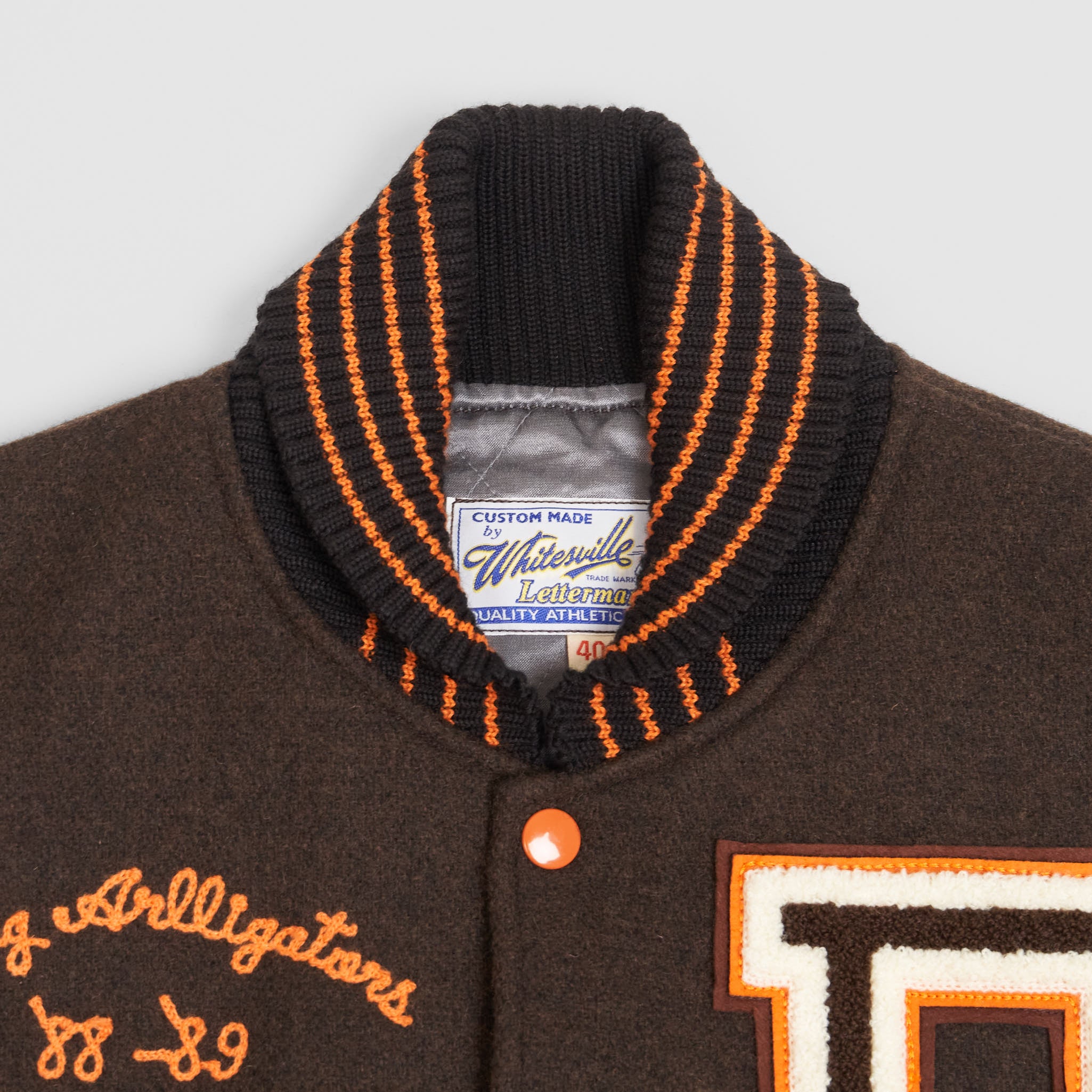 Whitesville Letterman Varsity Baseball Jacket - DeeCee style