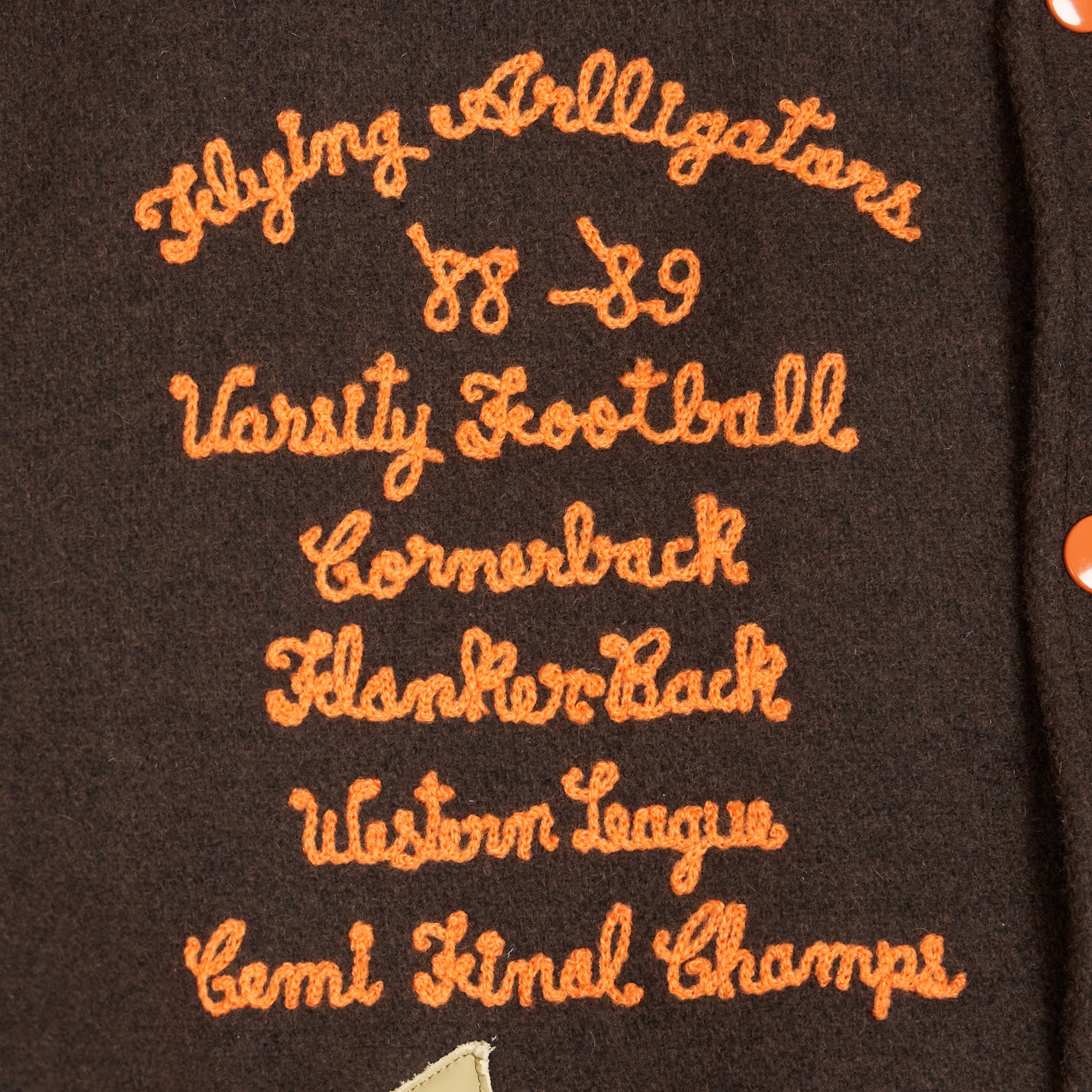 Whitesville Letterman Varsity Baseball Jacket - DeeCee style