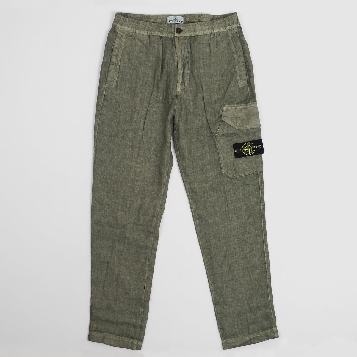 Stone Island Linen Cargo Pants