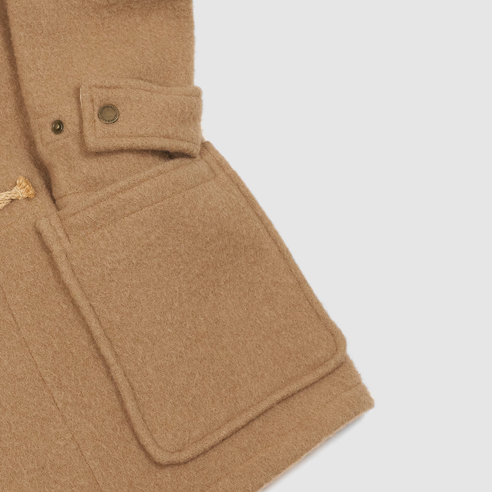 GLOVERALL MID LENGTH MONTY バーガンディ36 ミッドモンティダッフルコートバーガンディ | Gloverall