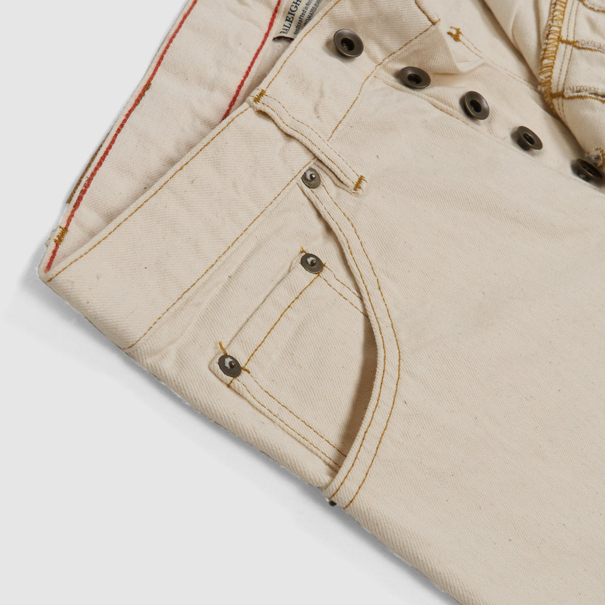 Raleigh Denim Workshop Classic Fit Natural Twill Jeans