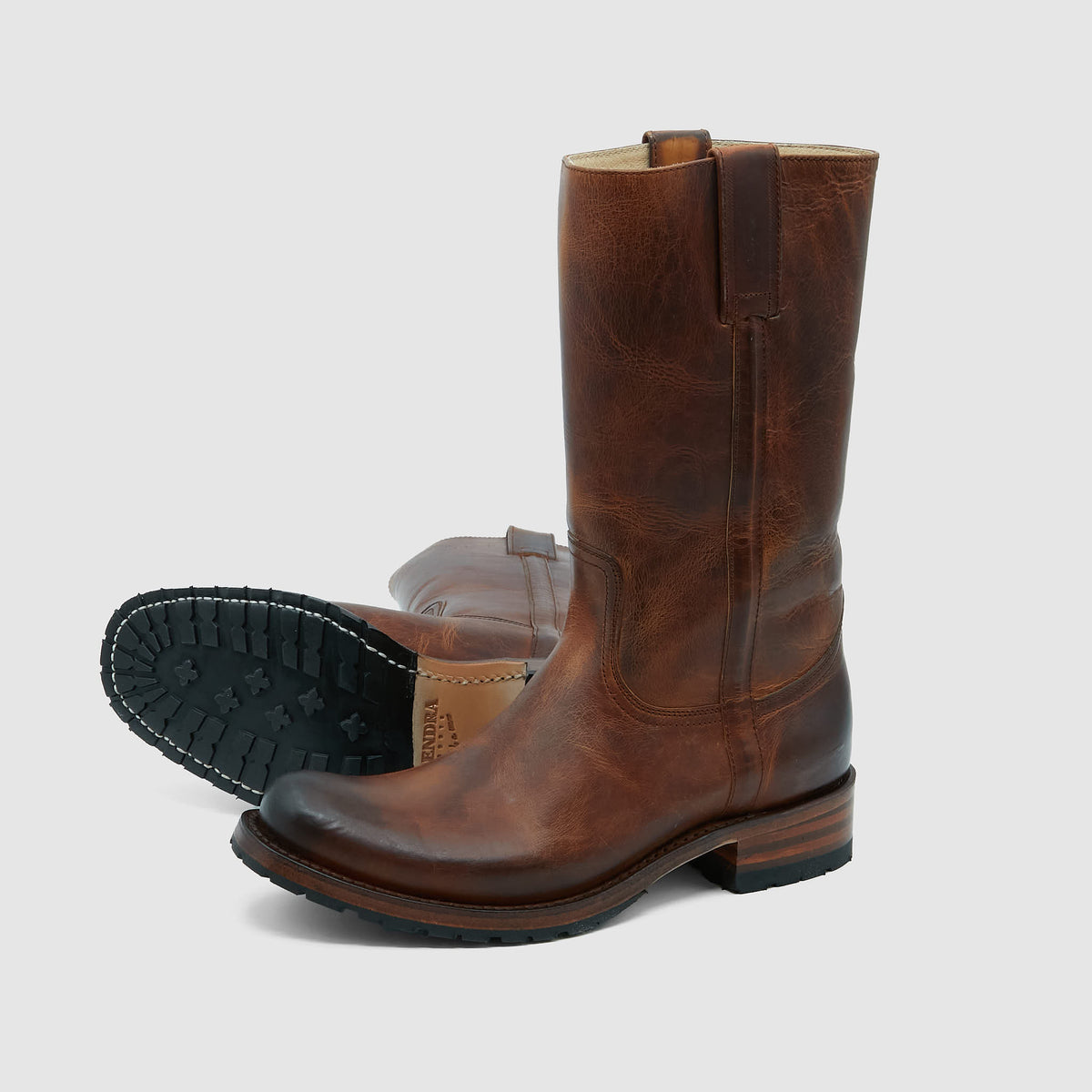 Sendra Round Toe Western Boots