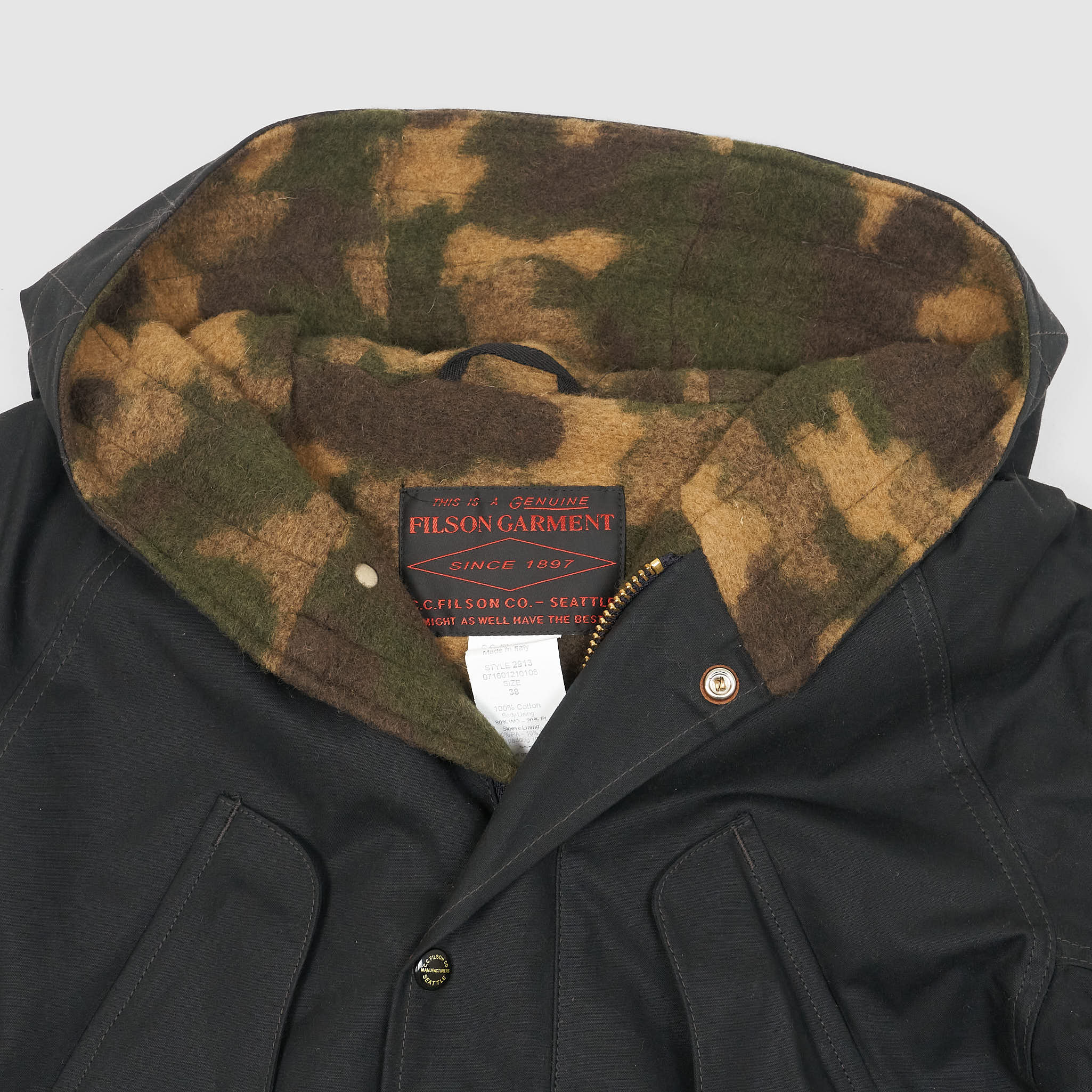 Filson discount camo jacket