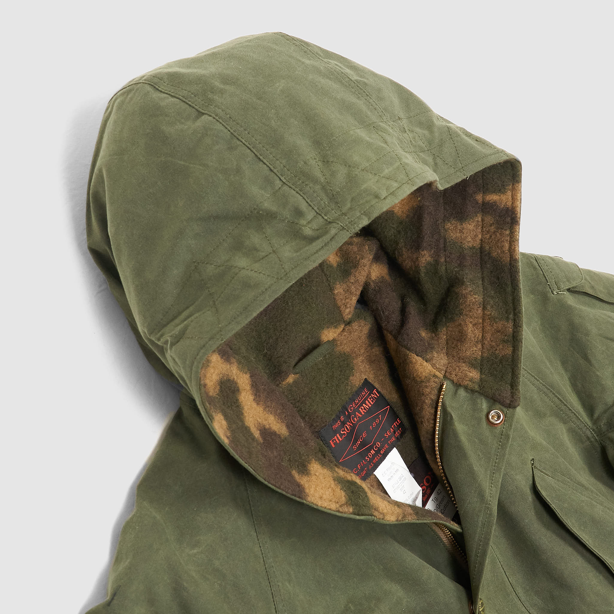 Filson clearance camo jacket