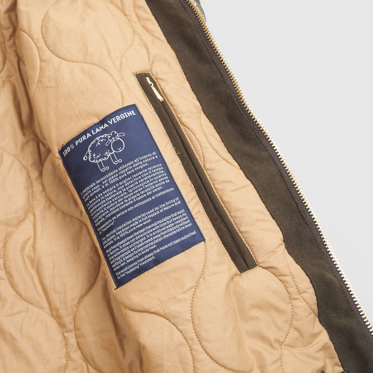 Manifattura Ceccarelli Mountain Jacket 100% Wool Padding
